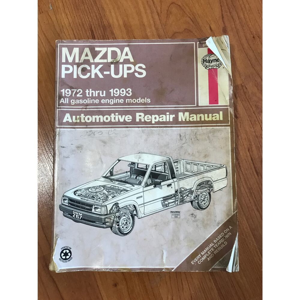 Repair Manual‎ Haynes Publications 61030 Mazda Pickups 1972-1993.